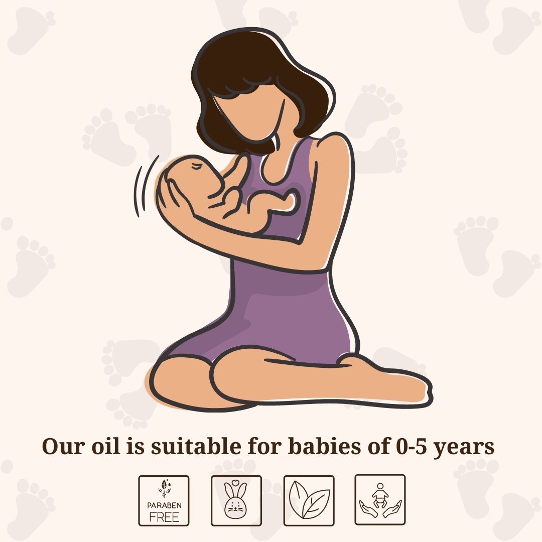 Baby massage oil