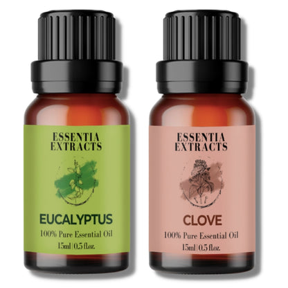 Combo of Eucalyptus and Clove Essential Oil