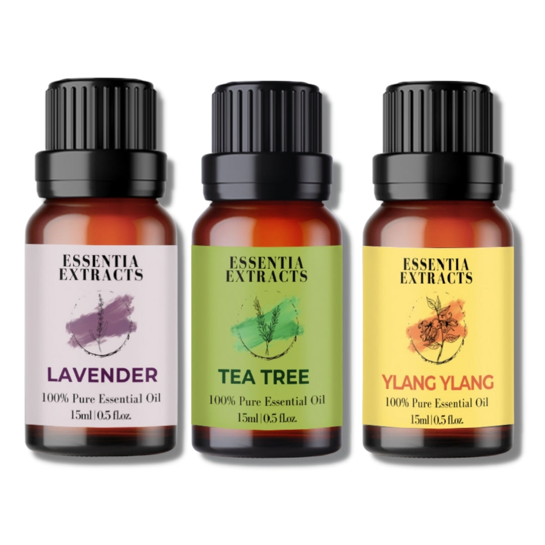 Combo of Lavender, Tea Tree and Ylang Ylang Essential Oil