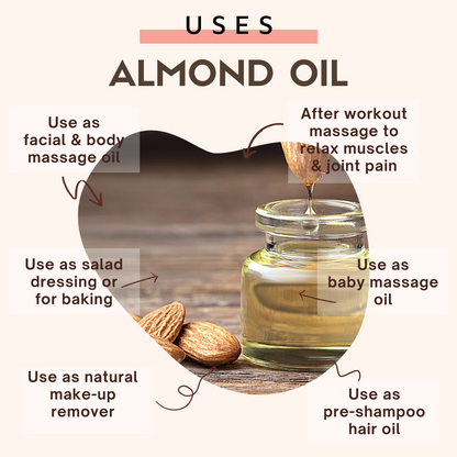 Combo of Tea Tree Essential Oil & Sweet Almond Oil