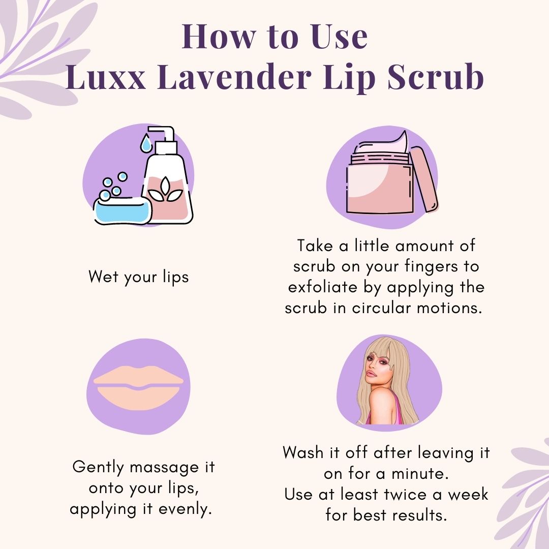 Luxx Lavender Lip Scrub