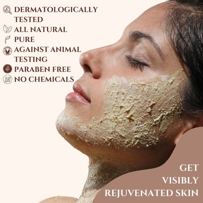 Rose Almond Skin Brightening Face & Body Exfoliating Scrub